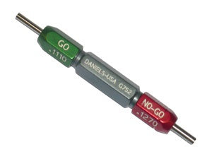 DMC G752 - Gage Go .1110 No-Go .1270 M81306/2-02F