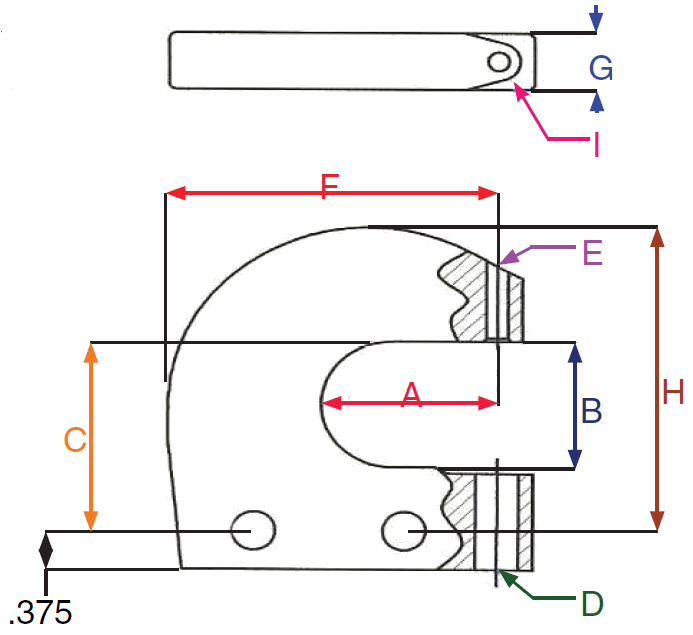 Atlantic Air Tool C15 - C-yoke