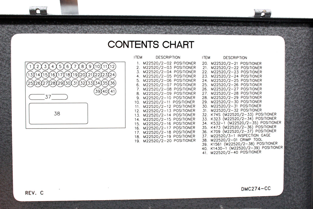 DMC DMC274 - AFM8 (M22520/2-01) Tool Kit for Electrical Connectors ...