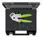 8756 0000 61 - 4/8 Indent Circular Crimp Tool DigiCrimp® 75  -  MIL