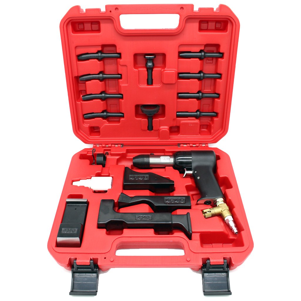 Tower DL-3X-KIT - 3X Rivet Gun Kit with Bucking Bars and Rivet Sets